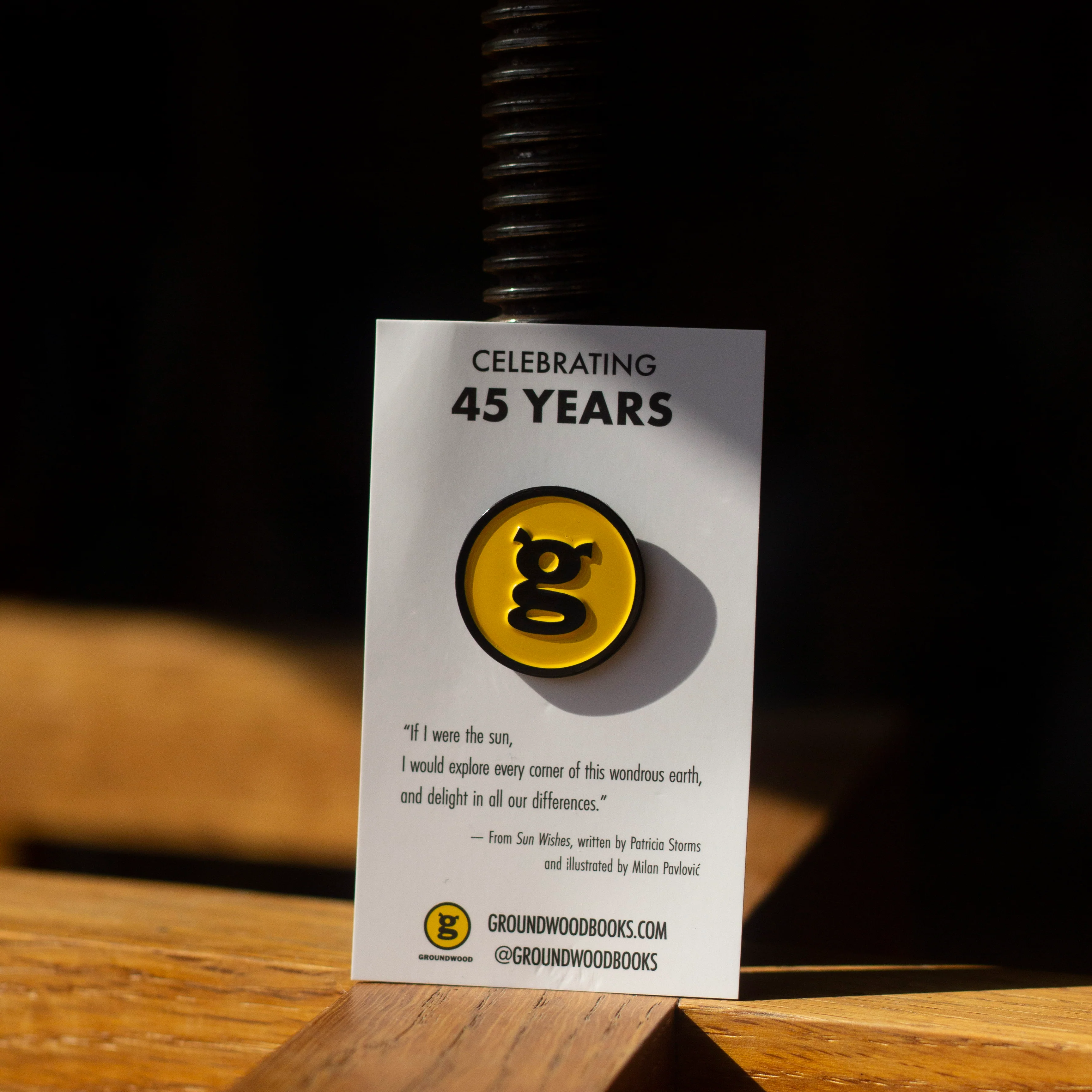 Groundwood Books Enamel Pin - Image 2